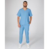Изображение  Медицинский костюм мужской Аризона голубой р. 48, "БЕЛЫЙ ХАЛАТ" 482-333-924, Размер: 48, Цвет: голубой