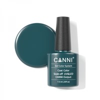 Изображение  Gel polish CANNI 157 dark blue turquoise, 7.3 ml, Volume (ml, g): 44992, Color No.: 157