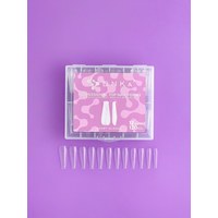 Изображение  Top forms for nail extensions almond short DNKa TopNail Forms Short Almond, 120 pcs.