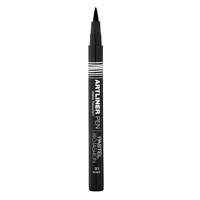 Зображення  Підводка-фломастер для очей Pastel Profashion Artliner Pen 01 Чорна, 0.8 мл