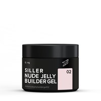 Зображення  Гель - желе, що моделює Siller Nude Jelly Builder Gel №02, 15 мл, Об'єм (мл, г): 15, Цвет №: 02