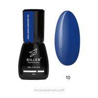 Изображение  Gel nail polish Siller Old Money No. 10, 8 ml, Volume (ml, g): 8, Color No.: 10