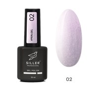 Изображение  Nail gel Siller Pearl Gel No. 02, 15 ml, Volume (ml, g): 15, Color No.: 2