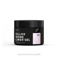 Изображение  Modeling jelly gel Siller Shine Liner Gel No. 05, 15 ml, Volume (ml, g): 15, Color No.: 5