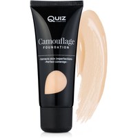 Зображення  Маскуючий тональний крем для обличчя Quiz Cosmetics Camouflage Foundation 01 Soft Beige, 30 мл, Об'єм (мл, г): 30, Колір: 01