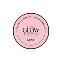 Изображение  Пудрая сияющая кремовая для лица Quiz Cosmetics Creame Glow Rose & Pearl Powder 01, 10 г