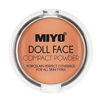 Зображення  Пудра компактна матуюча для обличчя Miyo Doll Face Compact Powder 3 Sand, 7.5 г, Об'єм (мл, г): 7.5, Цвет №: 3
