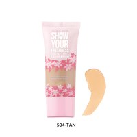 Изображение  Тональное основание для лица Pastel Show Your Freshness Skin Tint Foundation 504 Tan, 30 мл, Объем (мл, г): 30, Цвет №: 504