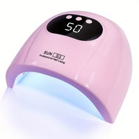 Изображение  Лампа для маникюра LED/UV Sun S3 USB 88 Вт, розовая