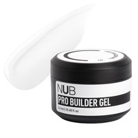 Зображення  Гель моделюючий NUB Pro Builder Gel №01 прозорий, 12 мл