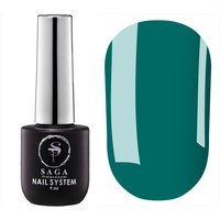 Изображение  Stained glass top without sticky layer Saga Glass No. 06 green, 9 ml, Volume (ml, g): 9, Color No.: 6