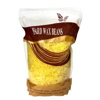 Изображение  Воск 0,5 кг в гранулах для депиляции Hard Wax Beans, Мёд (желтый)