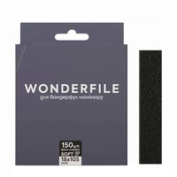 Изображение  Wonderfile foam file tape in black (105x18 mm 150 grit 50 pcs) - for file 160x18 mm