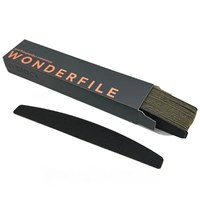 Зображення  Клейові файли півмісяць Wonderfile in black (162х24 мм 100 грит 50 шт)