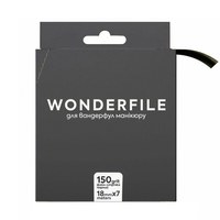 Изображение  File tape for Wonderfile in black (160x18 mm 150 grit 7 meters)