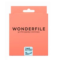 Изображение  File tape for file Wonderfile in white (130x15 mm 240 grit 7 meters)