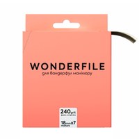 Зображення  Файл-стрічка для пилки Wonderfile in white (160х18 мм 240 грит 7 метрів)