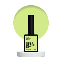 Изображение  Nails of the Day Let's special Apple - lime green pastel gel nail polish covering one layer, 10 ml, Volume (ml, g): 10, Color No.: Apple