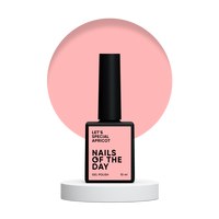 Изображение  Nails of the Day Let's special Apricot - apricot gel nail polish covering one layer, 10 ml, Volume (ml, g): 10, Color No.: Apricot