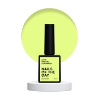 Изображение  Nails of the Day Let's special Lemonade - lemon pastel gel nail polish covering one layer, 10 ml, Volume (ml, g): 10, Color No.: Lemonade