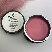 Изображение  Моделирующий крем-гель Victoria Avdeeva Creamy Builder Gel №07, 50 мл, Объем (мл, г): 50, Цвет №: 07, Цвет: Розовый