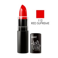 Изображение  Стойкая помада для губ Quiz Cosmetics Joli Color Shine Long Lasting Lipstick 112 Red Supreme, 3.6 г