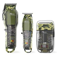 Изображение  Set of clippers TICO Professional Military (100438), Clipper + Trimer + Shaver