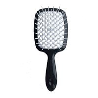 Зображення  Щітка масажна для волосся Janeke Superbrush Black&White 71SP226 BIA чорна з білим
