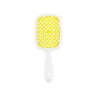 Изображение  Расческа для волос Janeke Superbrush White&Yellow SP226BIA GIA белая с желтым