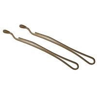 Изображение  Smooth shortened bobby pins TICO Professional (300679) 40 mm brown, 100 g