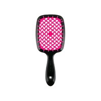 Зображення  Щітка масажна для волосся Janeke Superbrush Black&Light Pink71SP226 FFL чорна з рожевим