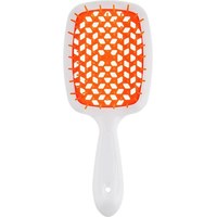 Изображение  Расческа для волос Janeke Superbrush White&Orange SP226BIA ARA белая с оранжевым