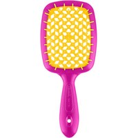 Изображение  Hair massage brush Janeke Superbrush Small Fuchsia&Yellow 86SP234 FY 