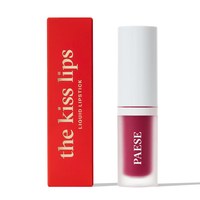 Зображення  Рідка помада для губ матова з вітаміном Е Paese The Kiss Lips Liquid Lipstick 05 raspberry red, 3.4 мл, Об'єм (мл, г): 3.4, Цвет №: 05