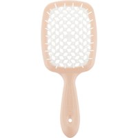 Изображение  Расческа для волос Janeke Superbrush Small Powder&White 94SP234 RSA пудровая с белым