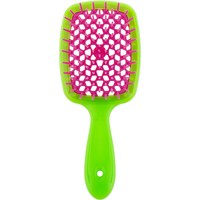 Зображення  Щітка масажна для волосся Janeke Superbrush Small Green&Pink 86SP234 VER салатова з рожевим