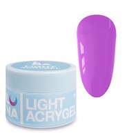 Зображення  Рідкий гель моделюючий для нігтів LUNAMoon Light Acrygel №49, 30 мл, Об'єм (мл, г): 30, Варіант: 49, Колір: Фіолетовий