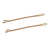 Изображение  TICO Professional straight bobby pins (300595) 60 mm gold, 200 g