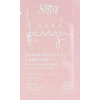 Изображение  Шампунь восстанавливающий с коллагеном Shot Care Design Anti-Age Shampoo, 10 мл