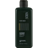 Зображення  Чоловічий шампунь з антижовтим ефектом Screen For Man Silverising Shampoo, 250 мл
