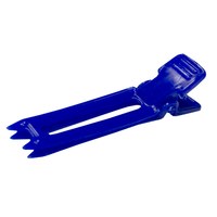 Зображення  Затискач для волосся пластиковий TICO Professional (300623) синій 45 мм, 60 шт