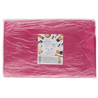 Изображение  Disposable polyethylene apron Panni Mlada 0.8x1.25 m (100 pcs/pack) pink