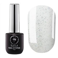Изображение  Top without sticky layer with holographic glitter SAGA Laser, 9 ml