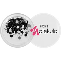 Изображение  Nails Molekula Swarovski stones No. 3 black, 100 pcs