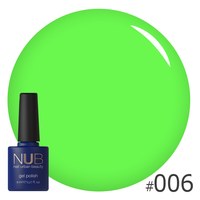 Изображение  Gel polish for nails NUB 8 ml No. 006, Volume (ml, g): 8, Color No.: 6