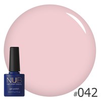 Изображение  Gel polish for nails NUB 8 ml № 042, Volume (ml, g): 8, Color No.: 42