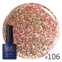 Изображение  Gel polish for nails NUB 8 ml № 106, Volume (ml, g): 8, Color No.: 106