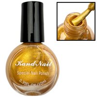 Изображение  Лак-краска для стемпинга Kand Nail для дизайна маникюра, 10 мл. Золото, Объем (мл, г): 10, Вариант: Gold