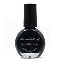 Изображение  Краска для стемпинга Kand Nail Черная, 10 мл