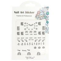 Изображение  Nail Art Stickers Global Fashion ADY 038
